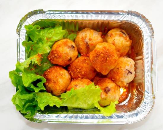(丸子等等） 手打牛筋丸 （10pc）Fried Beef Balls